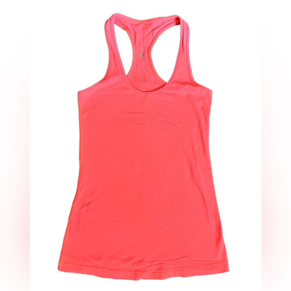 lululemon Tank — Bright Coral, size 6